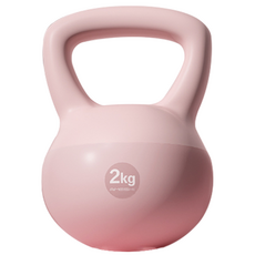 로이윙 케틀벨 코어 PVC 아령, 핑크, 2kg, 1개