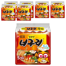 농심 얼큰한 너구리 120g, 35개