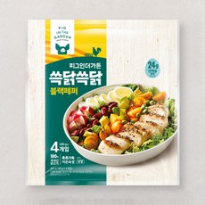 그릭슈바인 쓱닭쓱닭 블랙페퍼, 100g, 4개입, 1개