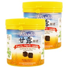 Kanlu 甘露 喉糖, 250g, 2罐