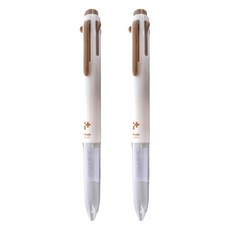 Pentel 飛龍文具 i plus 5色筆管, 摩卡色, 2支