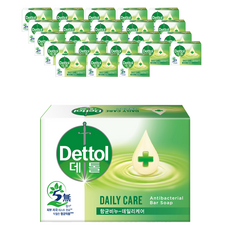 데톨 향균비누 데일리케어, 100g, 24개입