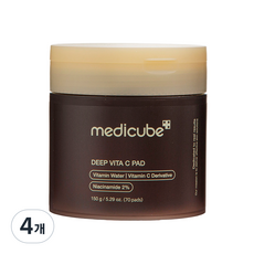 메디큐브 딥 비타 씨 패드 150g, 70매입, 4개