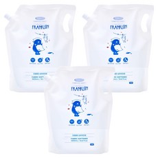 FRANKLIIN 유아용 섬유유연제 리필, 1L, 3개