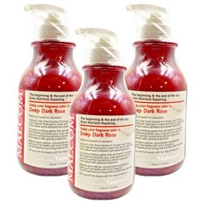 MALCOM 瑪律科姆 自然植萃柔敏香氛潤髮乳 禁忌玫瑰, 520ml, 3瓶