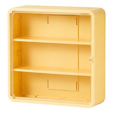 壁掛公仔展示盒 A0020-1 柔軟黃, 1個
