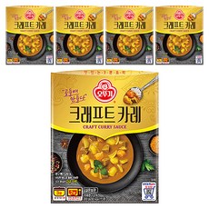 오뚜기 크래프트 카레, 5개, 200g