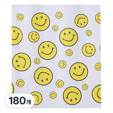 Tree 스마일 패턴 페이퍼백 M형 17 x 20 x 2 cm, 180개