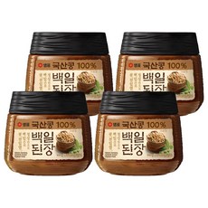 샘표 국산콩 백일된장, 900g, 4개