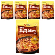 샘표 대전식 두부두루치기 양념, 5개, 135g