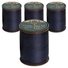 FUJIX Ltd. 富士克 Craft House絎縫線 2個, 95鮮豔的海軍, 4個