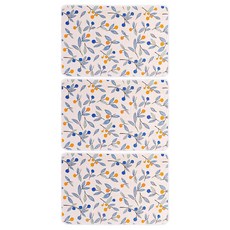 防水透氣保潔墊 C530 128g 3件, 多彩荔枝果, 70 x 50cm, 1組, 多彩荔枝果 白色