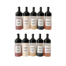 Salim Room 醬料瓶 黑色 + 18種標籤, 300ml, 10個