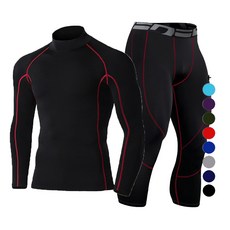 ARMEDES 四季機能性高領打底衣+7分機能性打底褲 ID-10511071