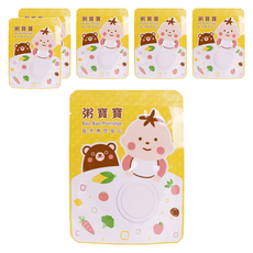 粥寶寶 無毒農 青蔬總匯吻仔魚 12個月以上, 120g, 6包