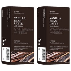 monksu 無咖啡因液態香草豆拿鐵隨身包, 22g, 8入, 2個