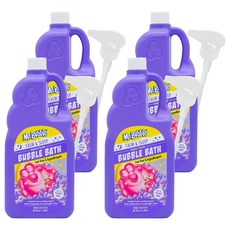 미스터버블 캄 앤 슬립 버블 바스 유아 입욕제 라벤더향 + 펌프, 1.06L, 4세트