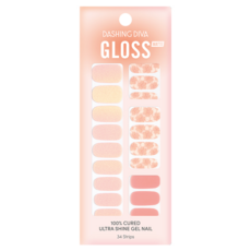 DASHING DIVA Gloss系列 凝膠美甲貼 34片裝, Blossom Shower, 1包