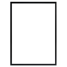 TRENY 免拆鋁框獎狀證書相框 可直立/橫躺擺放 可掛於牆面上, A4, 亞黑色, 1個