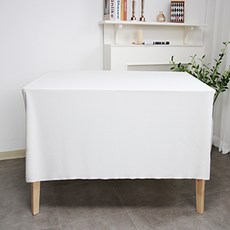 簡約防水桌布, 220 x 155 厘米, 象牙