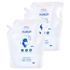 FRANKLIIN 유아용 섬유유연제 리필, 1L, 2개