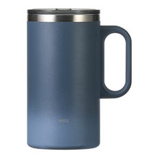 sillymann Wel-tumbler Pro 桌上型馬克保溫杯 WTK9414, 深海軍藍, 1個, 670ml