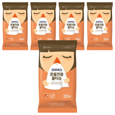 Kleenex 舒鼻濕紙巾 隨身包, 1入, 5包, 84g