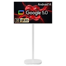 더함 CHiQ FHD QLED 화이트에디션 돌비 AI 구글 5.0 스마트TV 화이트에디션 + 삼탠바이미 스탠드 큐브 세트, 81cm(32인치), NA321QLED(TV), MSA11-241L-W(삼탠바이미), 스탠드형, 고객직접설치