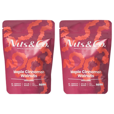Nuts&Co. 堅果之間 頂級調味系列 楓糖肉桂核桃, 42g, 2包