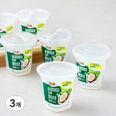 돌 알로코코컵, 198g, 6개입, 3개