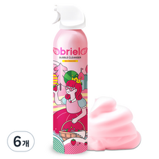디보트브리엘 레드 프린세스 버블 클렌저 딸기향, 300ml, 6개