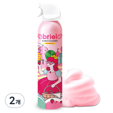 디보트브리엘 레드 프린세스 버블 클렌저 딸기향, 300ml, 2개