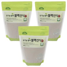 오가닉스토리 유기농 발아블랙선식 진, 3개, 500g