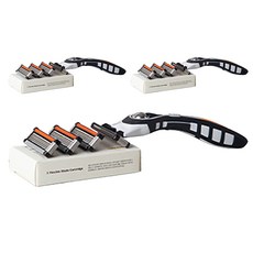 Rage Society 剃須刀套組, 剃須刀柄 + 5 刀片刀片架 4p, 3套