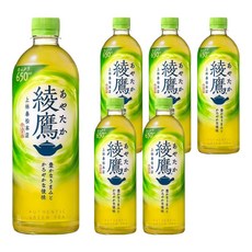 綾鷹 綠茶 無糖, 650ml, 6個