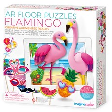 4M IMAGINE STATION AR火鶴拼圖, AR地板拼圖，適合5歲以上兒童, 1盒