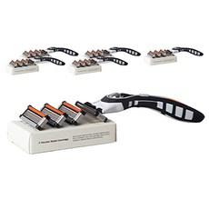 Rage Society 剃須刀套組, 剃須刀柄 + 5 刀片刀片架 4p, 6套