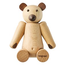 Soopsori 木雕人偶 木頭熊, 1個