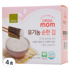 ORGA 無鹽海苔 Set, 15g, 4盒