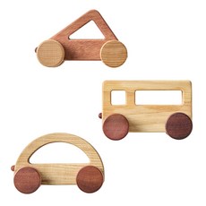 森林之聲玩具汽車造型車 3 種, 混色