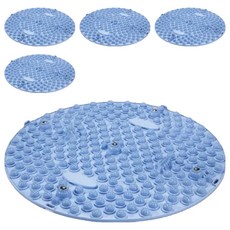 Bonitori 腳底按摩指壓墊 圓形 55cm, 天藍色, 5個