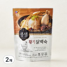 생생 황기 닭백숙 냉장, 1kg, 2개