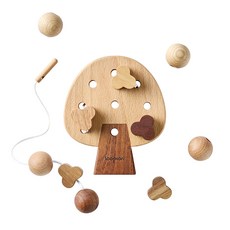 Soopsori 木製穿線玩具, 1套