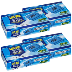 滅飛 Mieh Fei 電蚊香片套裝 30片 每片約可使用8小時, 24.75g, 4盒