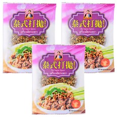 LISU 泰式打拋調理粉, 3包, 30g