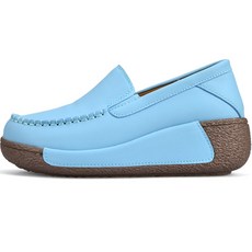 유세븐 효도화 여성용 가죽 컴포트 로퍼 DM3001