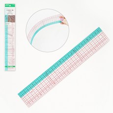Clover 可樂牌 方格放碼尺, 25-053(30cm)