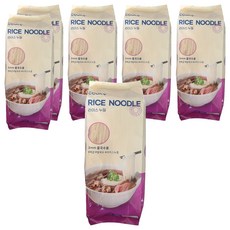 쿡샵 라이스 누들 3mm, 6개, 250g