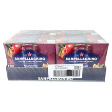 산펠레그리노 멜로그라노 앤 아란시아 석류 & 오렌지, 24개, 330ml