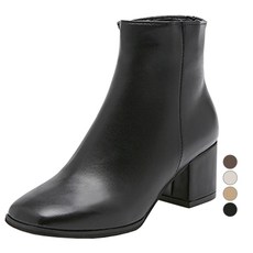 착한구두 브리트 스퀘어 앵클부츠